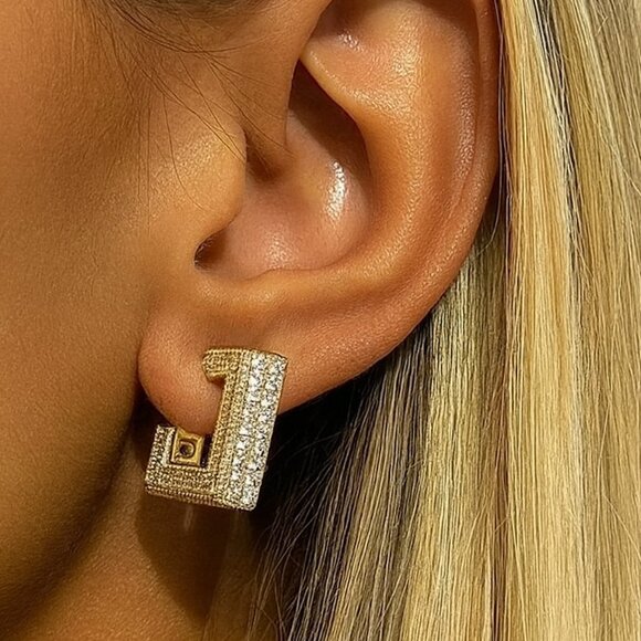 REVOLVE Jewelry - "Aurora" 3D Gold Plated Earrings